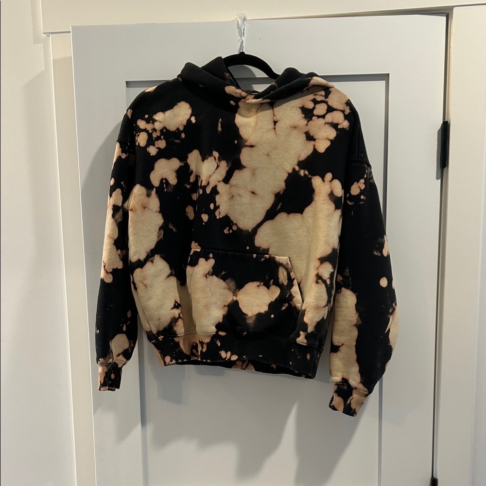 Fear of God Essential hoodie (Black & bleached) - unisex size XS